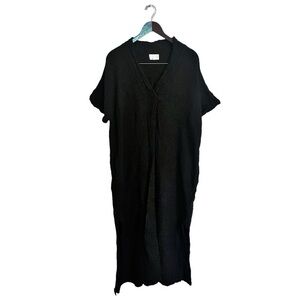Honest Cotton Tulum Dress in Black